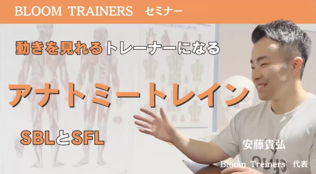 アナトミートレインSBLとSFL