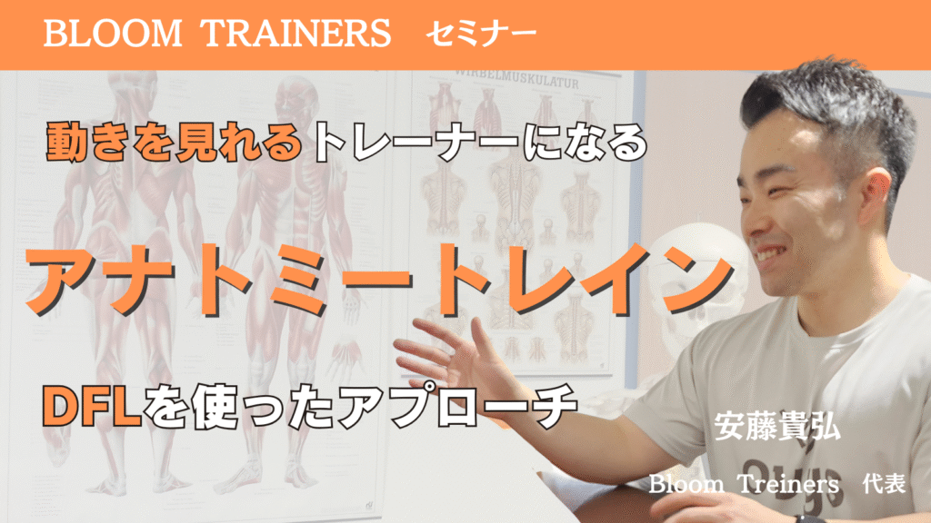 アナトミートレインDFLを活用したアプローチ