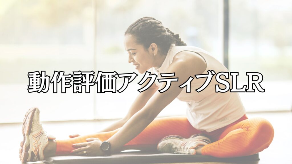 動作評価アクティブSLRを解説した動画です。